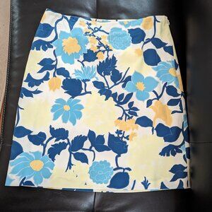 Ann Taylor Floral  A Line Skirt  - NWT